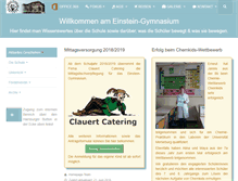 Tablet Screenshot of info.einsteingymnasium-potsdam.de